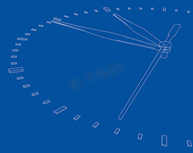 元素时间摄影照片_钟面。