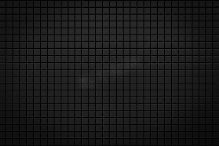 像素黑色网格背景 3d 渲染与复制空间