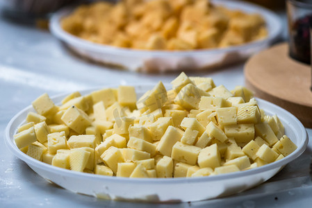 切片奶酪。