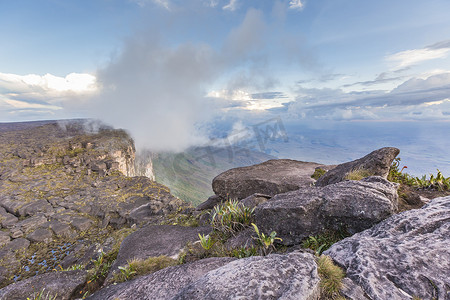 从罗赖马特普伊 (Roraima Tepui) 看迷雾 - 威尼斯