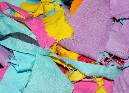 背景彩色织物纺织品碎片