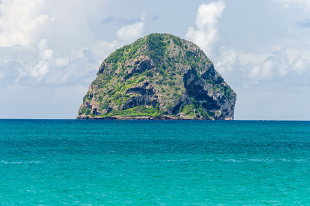 Rocher du Diamant（钻石岩）在马提尼克岛