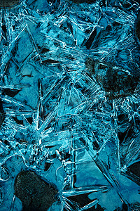 结冰的水摄影照片_结冰的水面上的抽象形状