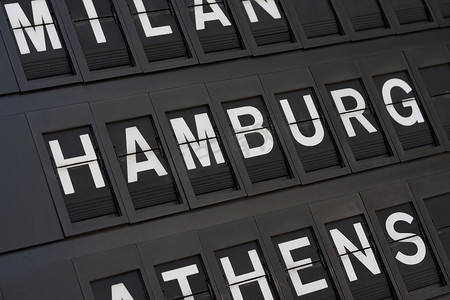 巴黎机场摄影照片_汉堡机场标志