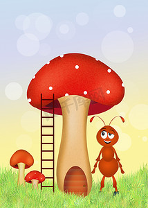 红蚂蚁卡通