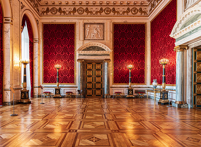 哥本哈根克里斯蒂安堡宫皇家大厅的内部，
