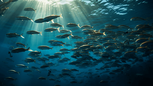 海底世界的鱼群