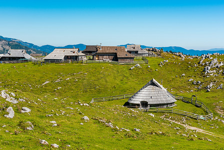 斯洛文尼亚的大牧场高原或 Velika Planina。