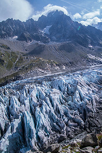 胜过一切摄影照片_Argentiere 冰川，霞慕尼，上萨瓦省，法国