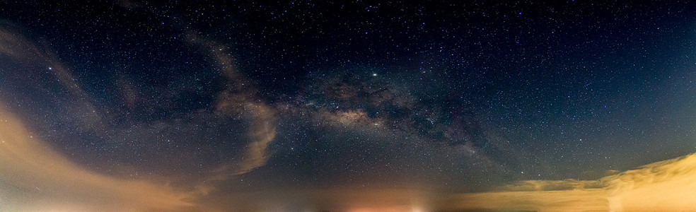 银河系星空银河夜背景