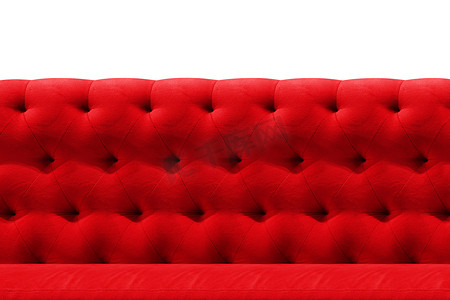 白色豪华红色沙发天鹅绒靠垫特写图案背景