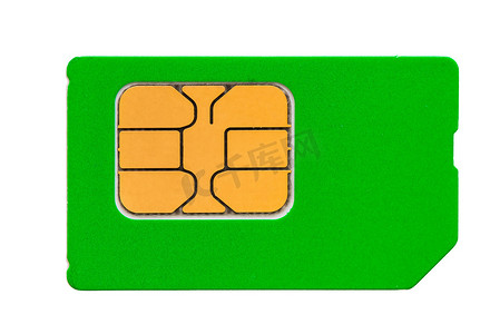 手机绿色 sim 卡上的铭文位置