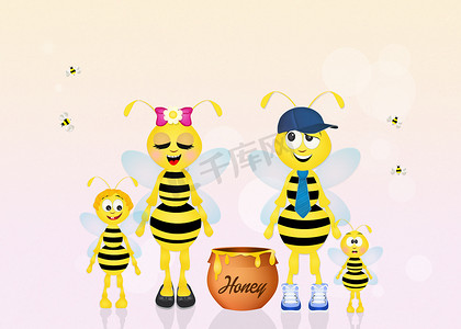蜂蜜蜜蜂家族