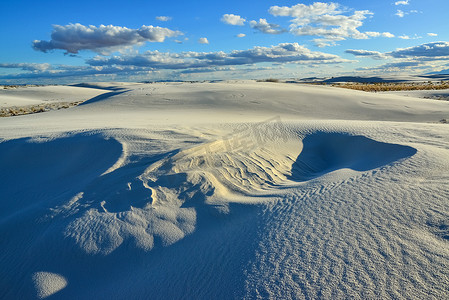 石膏沙丘，白沙国家纪念碑，新墨西哥州，美国