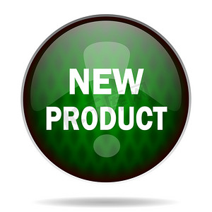 产品销售活动摄影照片_新产品绿色互联网图标
