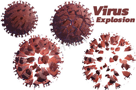 疫苗治疗后死的冠状病毒或病毒破坏