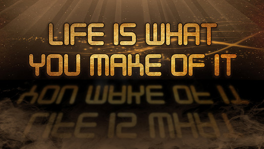 金语录——生活就是你创造的