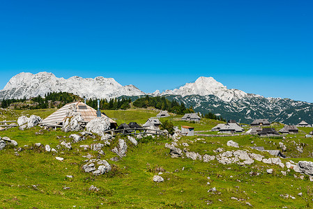 Velika Planina 或斯洛文尼亚的大牧场高原。