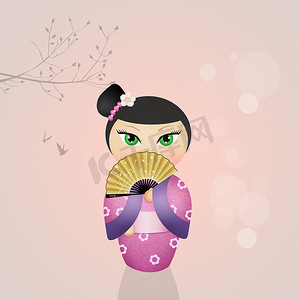 日本木芥子娃娃
