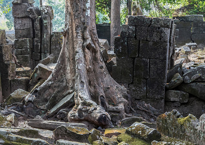 cam摄影照片_Koh Ker, Northwest Cam 古庙 Prasat Krahom 景​​观