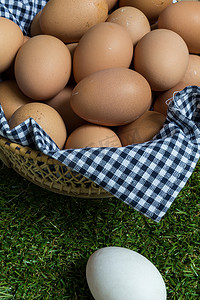 少数民族背景摄影照片_少数民族观念：一个白鸡蛋是从一群兄弟中分离出来的