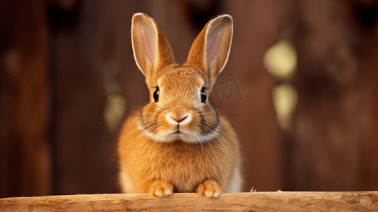 棕色兔子