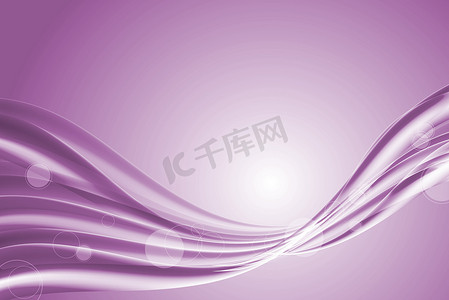 紫色曲线线条摄影照片_紫色抽象线条背景