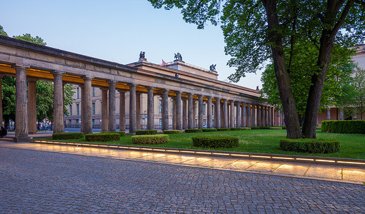 花园，旧国家美术馆，柏林