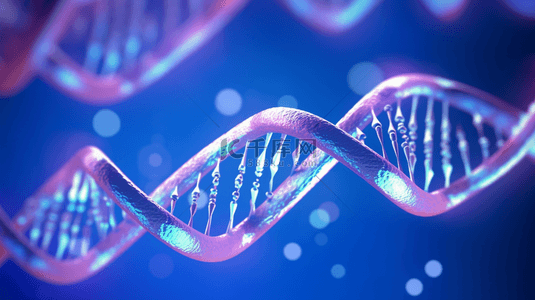 dna双螺旋图标背景图片_科技DNA立体图