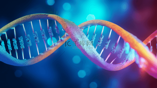 dna双螺旋图标背景图片_科技DNA立体图