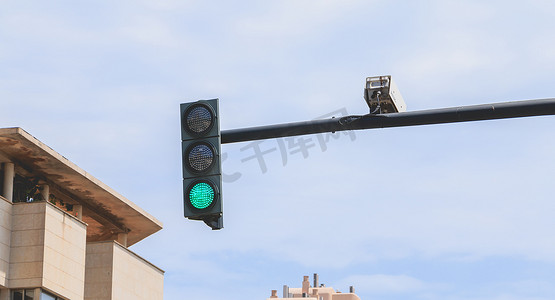 巴伦西亚三色交通灯雷达的细节
