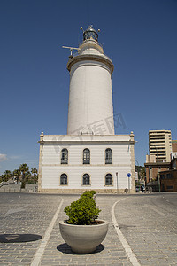 马拉加的拉法罗拉灯塔，西班牙最古老、最具历史意义的灯塔之一