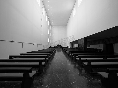 克里斯蒂亚娜耶里摄影照片_亚琛科珀斯克里斯蒂教堂