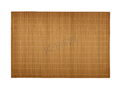 白色棕色竹木垫