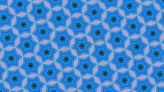 抽象六边形背景：彩色六边形摘要与圆环