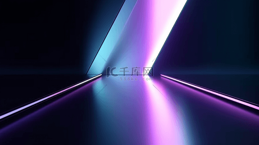 透明几何背景图片_蓝色和紫色泄漏的光线抽象几何透明背景