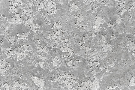 有抽象图案表面灰泥纹理背景的浅灰色石膏墙