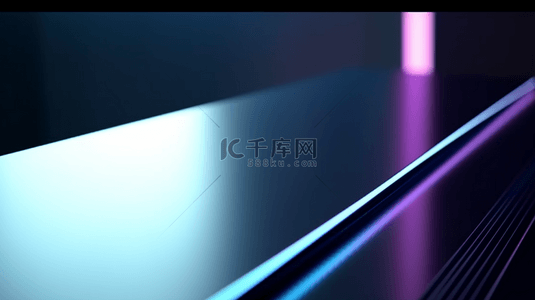 蓝色科技几何抽象背景图片_蓝色和紫色泄漏的光线抽象几何透明背景