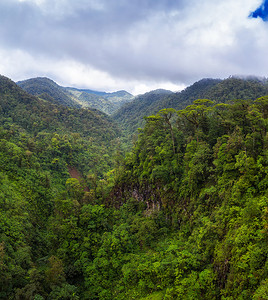 胡安摄影照片_哥斯达黎加胡安卡斯特罗布兰科国家公园的鸟瞰图