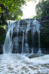 波洛摄影照片_菲律宾安蒂波洛的 Hinulugan Taktak 瀑布