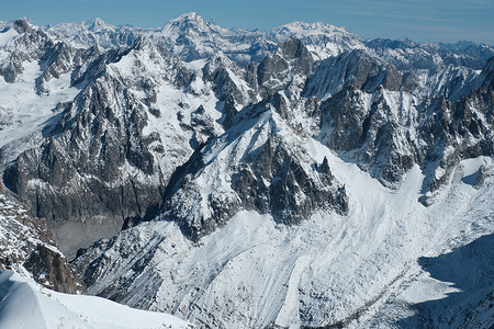 勃朗峰复兴，法国阿尔卑斯山，欧洲