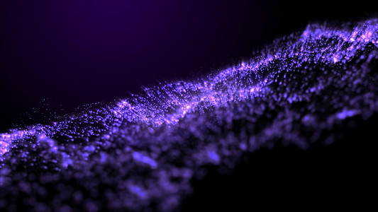 紫色粒子背景
