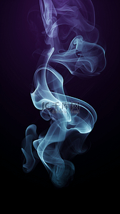 光效烟雾背景图片_蓝紫色烟雾漂浮背景