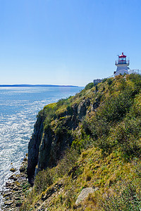 Cape Enrage 灯塔，在新不伦瑞克省