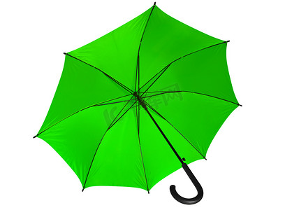 伞开-绿色