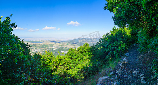 加利利上游梅隆山的风景