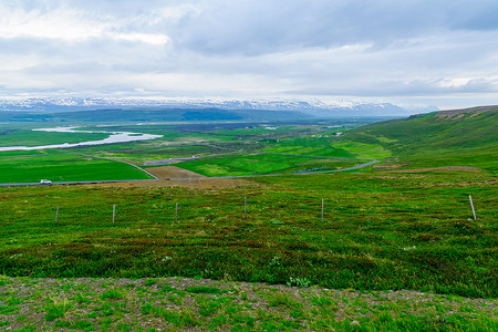 乡村，冰岛东北部的风景