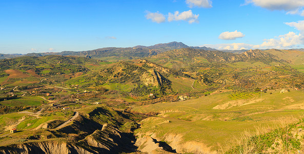 山，Leonforte 乡村