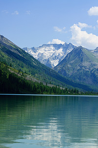 高山湖泊和冰川