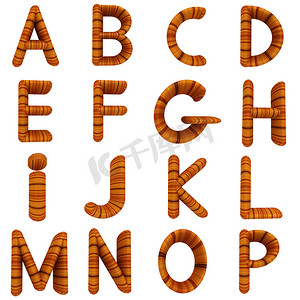 木制字母集